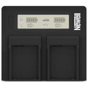 NEWELL DC-LCD Podwójna ładowarka do aku aparatów i kamer SONY NP-F, NP-FM oraz lamp Quadralite i GlareOne