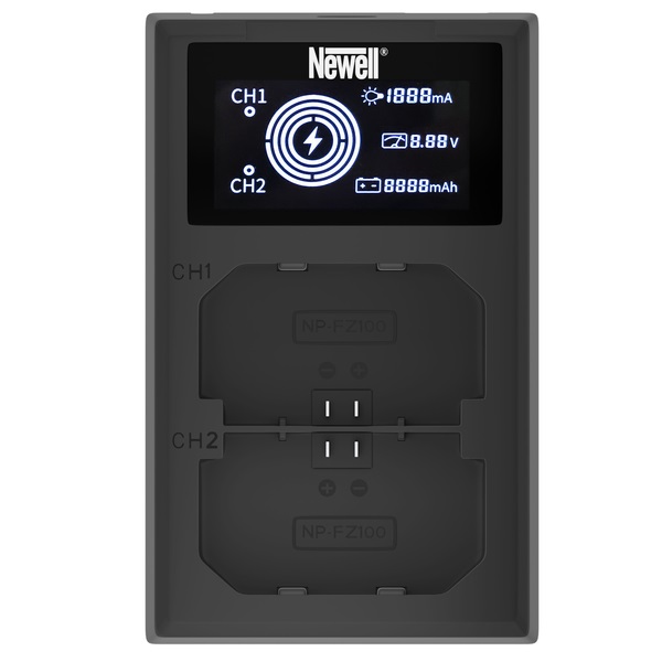NEWELL FDL-USB-C podwójna ładowarka do akumulatorów NP-FZ100 do aparatów SONY