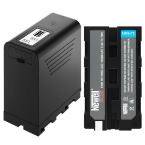 NEWELL NP-F970 PLUS LCD ,ładowanie bez ładowarki, akumulator 10500 mAh do kamer SONY oraz lamp QUADRALITE i GLAREONE