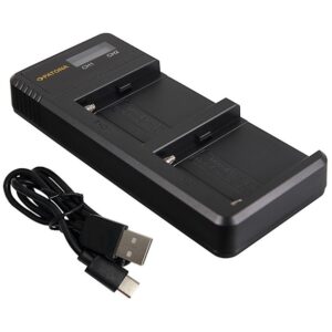 PATONA DUAL LCD USB Podwójna ładowarka do aku aparatów i kamer SONY NP-F, NP-FM oraz lamp Quadralite i GlareOne