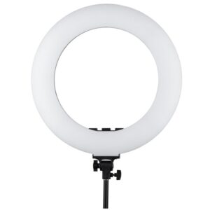 GlareOne SRLED60 Lampa pierścieniowa LED Bi-Color 60W, zmienna barwa światła 3000~6000K, możliwość zasilania z aku. + PILOT