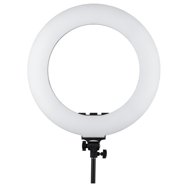 GlareOne SRLED60 Lampa pierścieniowa LED Bi-Color 60W, zmienna barwa światła 3000~6000K, możliwość zasilania z aku. + PILOT