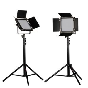 QUADRALITE THEA 300 RGB PRO KIT Zestaw: 2xPanel LED, 2xZasilacz, 2xStatyw, 2xWrota + etui