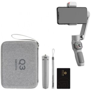 ZHIYUN SMOOTH Q3 COMBO gimbal do smartfonów i kamer sportowych z lampą LED + statyw, etui, smycz, karta ZY PRIME