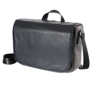 OLYMPUS Messenger Bag PU + Canvas torba foto SKÓRA 35x24x13cm