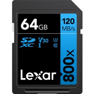 Karta pamięci LEXAR SDXC 64GB Professional 800x 120MB/s UHS-i C10 V30 U3 R120/W45