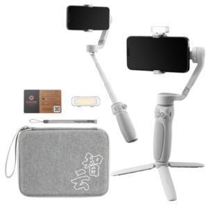 ZHIYUN SMOOTH Q4 COMBO gimbal do smartfonów i kamer sportowych + statyw + lampa LED + Torba