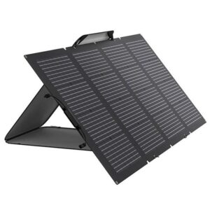ECOFLOW Panel fotowoltaiczny 220W dwustronny: przód 220W i tył 155W