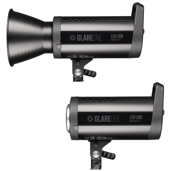 GlareOne LED 200 BiColor D - następca LED 2000D, moc. Bowens lampa św. ciągłego