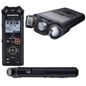 OLYMPUS LS-P5 rejestrator dźwięku, dyktafon, idealny mikrofon do aparatów OLYMPUS, OM SYSTEM