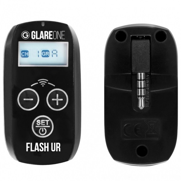 GlareOne FLASH UR odbiornik uniw. pozwala na zdalne wyzwalanie różnych lamp za pomocą wyzw. GL1 Flash RC