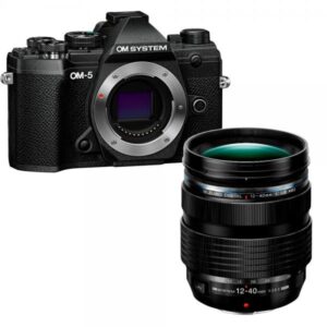 OLYMPUS OM SYSTEM OM-5 czarny + 12-40mm F2.8 PRO II + karta 128GB
