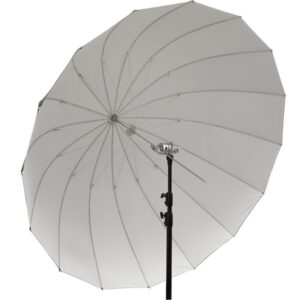 GlareOne ORB 160cm biały. Głęboka parasolka z dyfuzorem