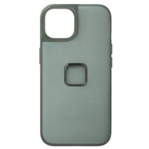 PEAK DESIGN MOBILE EVERYDAY CASE FABRIC etui do iPhone 14 - SAGE (SZAROZIELONE)