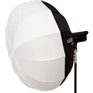 GlareOne LANTERN 120 PRO softbox sferyczny 120cm szybki montaż, zestaw z FARTUCHEM