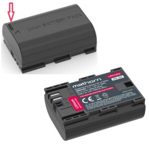 MATHORN MB-202 Ultimate akumulator 2400mAh z ładowaniem przez USB-C zamiennik LP-E6NH do aparatów CANON