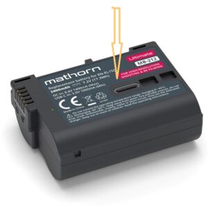 MATHORN MB-212 Ultimate akumulator 2400mAh z ładowaniem przez USB-C zamiennik EN-EL15C do aparatów NIKON