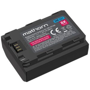 MATHORN MB-221 akumulator 2250mAh z ładowaniem przez USB-C zamiennik NP-FZ100 do aparatów SONY