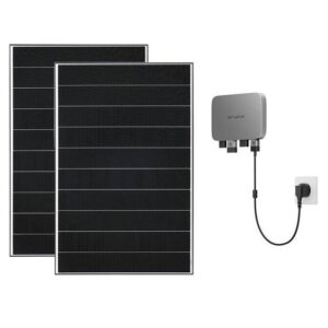 ECOFLOW BASIC Fotowoltaika balkonowa zestaw : 2x PANEL 395W + kable + moduł