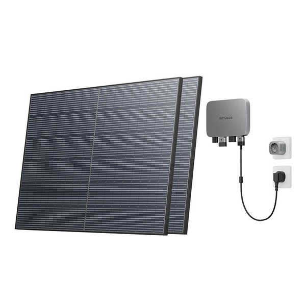 ECOFLOW CLASSIC PLUS Fotowoltaika balkonowa zestaw : 2x PANEL 400W + kable + moduł