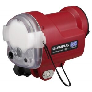 OLYMPUS UFL-3 podwodna lampa błyskowa, do obudowy podwodnej, PT-059, TG-6, TG-7