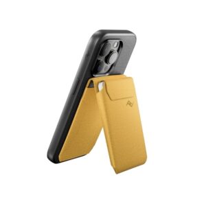 PEAK DESIGN MOBILE WALLET STAND, Portfel z mocowaniem magnetycznym do etui na telefon, podstawka. żółty