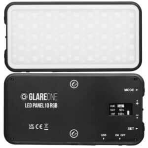 GlareOne Panel LED 10 RGB Kieszonkowa lampa LED o mocy 10W