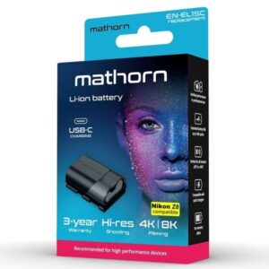 MATHORN MB-211A akumulator 2250mAh USB-C zamiennik EN-EL15C do aparatów NIKON