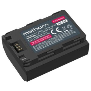 MATHORN MB-222 ULTIMATE akumulator 2400mAh z ładowaniem przez USB-C zamiennik NP-FZ100 do aparatów SONY
