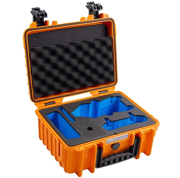 BW walizka ochronna TYP 3000 do drona DJI AIR 3S, AIR 3 + Fly More Combo, DJI RC-N2 i DJI RC2 POMARAŃCZOWA