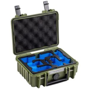 BW walizka ochronna TYP 500 do kamery DJI Osmo POCKET 3 + CREATOR COMBO CIEMNOZIELONA