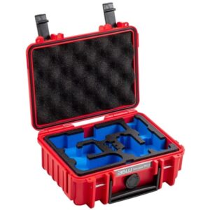BW walizka ochronna TYP 500 do kamery DJI Osmo POCKET 3 + CREATOR COMBO CZERWONA