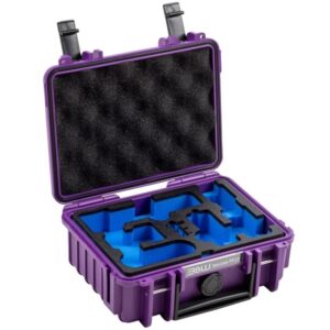 BW walizka ochronna TYP 500 do kamery DJI Osmo POCKET 3 + CREATOR COMBO PURPUROWA
