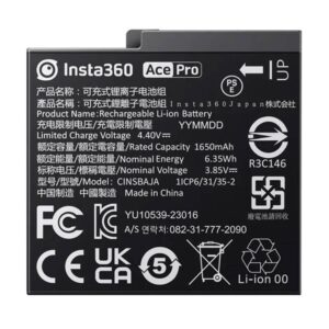 Insta360 Bateria 1650mAh do kamery Insta360 Ace Pro, Ace Pro 2