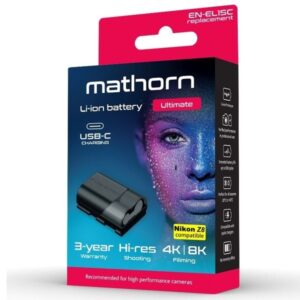 MATHORN MB-212A ULTIMATE akumulator 2400mAh USB-C zamiennik EN-EL15C do aparatów NIKON