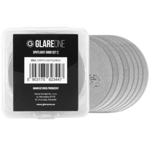 GlareOne Spotlight Gobo Set 2 - zestaw masek do strumienicy