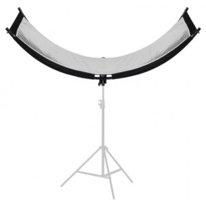 QUADRALITE półokrągła blenda odbijająca ze stelażem. Wymiary: 60cm x 145cm x 50cm
