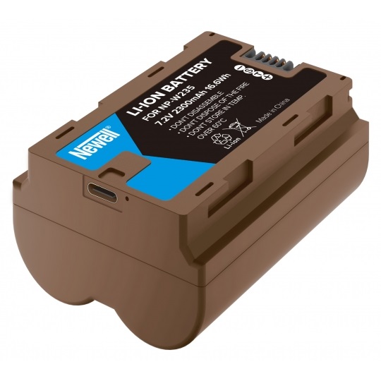 NEWELL NP-W235 z ładowaniem USB-C 2300mAh Akumulator do FUJIFILM X-T4, X-T5, X-H2, X-H2S, X-S20