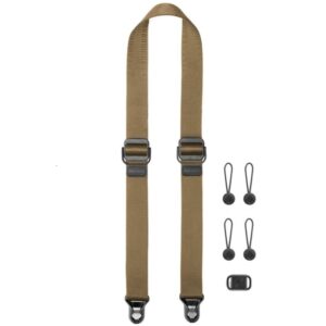 PEAK DESIGN SLIDE LITE v3 Coyote - (khaki, brąz wpadający w złoty) pas do aparatów.