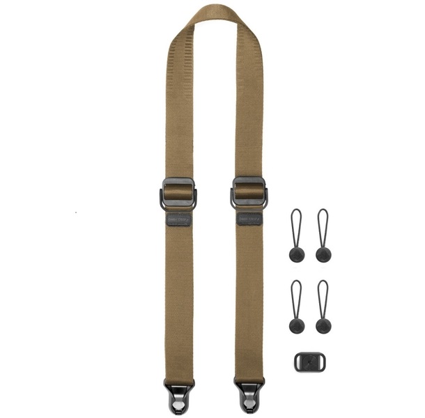 PEAK DESIGN SLIDE LITE v3 Coyote - (khaki, brąz wpadający w złoty) pas do aparatów.