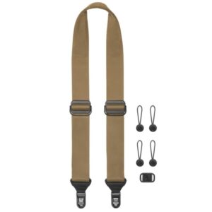 PEAK DESIGN SLIDE v3 Coyote - (khaki, brąz wpadający w złoty) szeroki pas do aparatu.