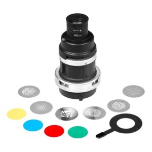 QUADRALITE SN-200LED strumienica optyczna do lamp LED + obiektyw L-60 60mm F2.8