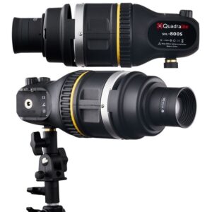 QUADRALITE SVL-800S lampa LED ze strumienicą i obiektywem L-60 60mm F2.8