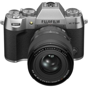 FUJIFILM X-T50 srebrny + 16-50mm F2.8-4.8 R LM WR