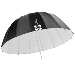 QUADRALITE Deep Space 165cm biały parasol paraboliczny haxagonalny