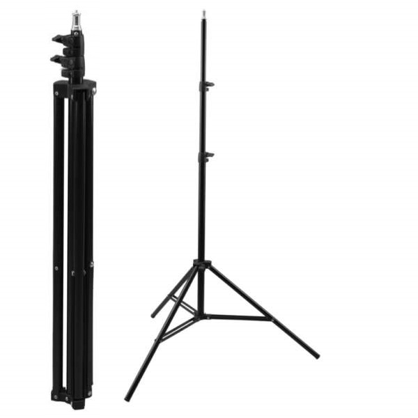 GlareOne Black 220 statyw studyjny do 220cm i 4kg z hamulcem sprężynowym