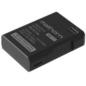 MATHORN MB-111 USB-C akumulator 1100mAh ładowanie przez USB-C zamiennik NIKON EN-EL14a GWARANCJA 3 LATA