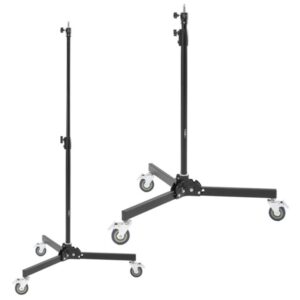 GlareOne Air Glide 150 - statyw studyjny z kółkami i amortyzacją powietrzną, 85-150cm, do 8kg