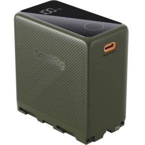 SmallRig 4577 NP-F970 USB-C zielony akumulator 10500mAh z ładowaniem przez USB-C do kamer SONY oraz lamp QUADRALITE i GLAREONE