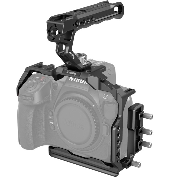 SmallRig 3941 Cage Kit uchwyt, grip + zacisk HDMI i USB-C + górny uchwyt/rączka do NIKON Z8